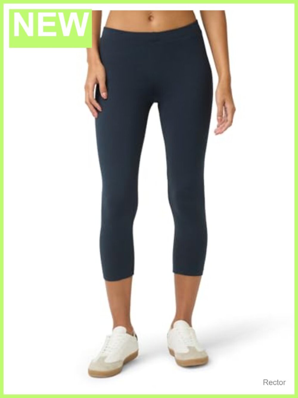 Women's Cotton Capri Leggings High Stretch Pull On Casual Sport